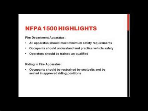 <strong>NFPA Standard</strong> Snapshot: <strong>1500</strong>. . How many nfpa standards are related to nfpa 1500